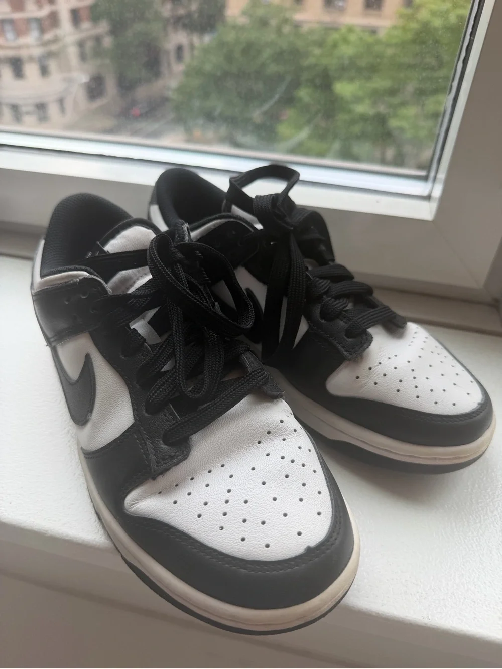 Nike Black and White Low-Top Sneakers
